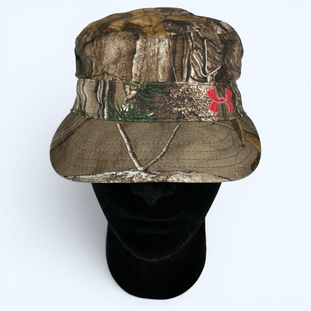 Under armour Women's Realtree Camo Army Hat Adjustable Pink Logo
